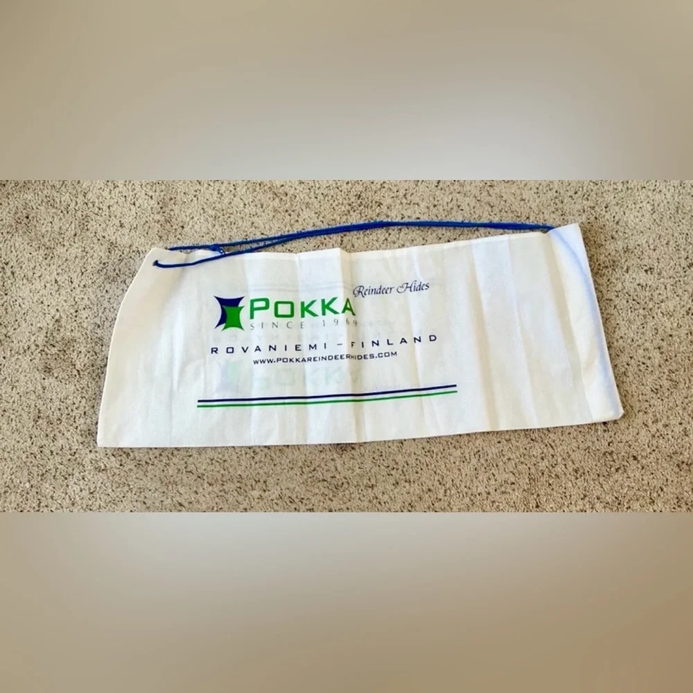 Pokka travel/Carry bag for Reindeer/other hide original storage bag from Finland